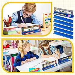 PerKoop Classroom Desk Name Plates Holder Index