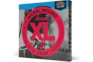 D'Addario Guitar Strings - XL Nickel Electric Guitar Strings - EXL157 - Perfect Intonation, Consistent Feel, Reliable Durabil