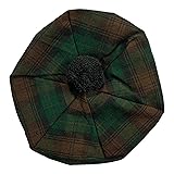 Scottish Tam O' Shanter Acrylic Tartan Wool Tammy