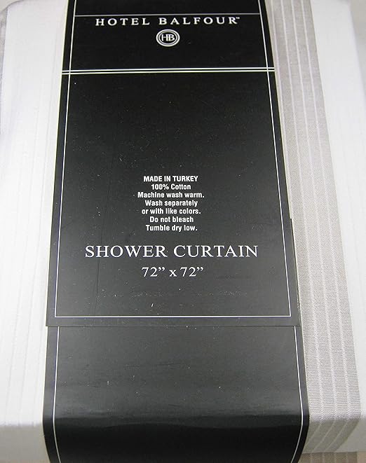 Amazon Com Hotel Balfour Premium Quality Fabric Shower Curtain