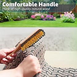 Carpet Cleaning Brush, Scrub Brush with Handle for