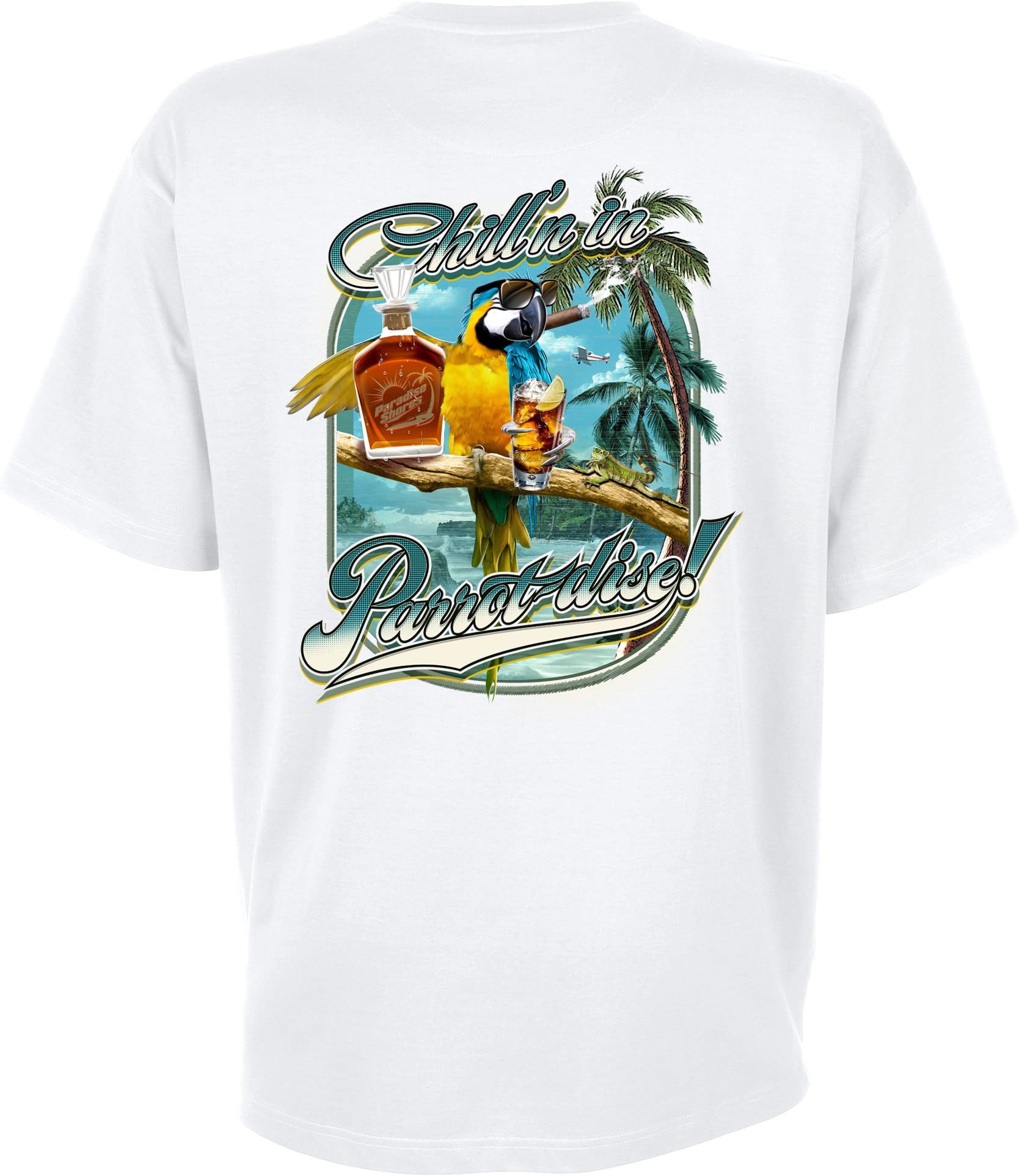 Paradise Shores Chillin' in Parrot-dise T-Shirt