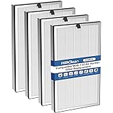 112 Replacement Filter Compatible with MA Series 112 V2.0 Air Purifier for Pollen,Smoke, 3 in 1 H13 True HEPA Activated Carbon Filter, 4 Pack