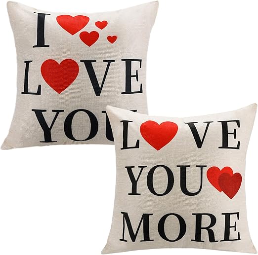 Amazon Com Zooron Valentines Pillow Covers 18x18 For Valentines