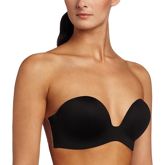 Fashion Forms Women's Super Boost Backless Strapless Bra, Black, B at Amazon Women’s Clothing