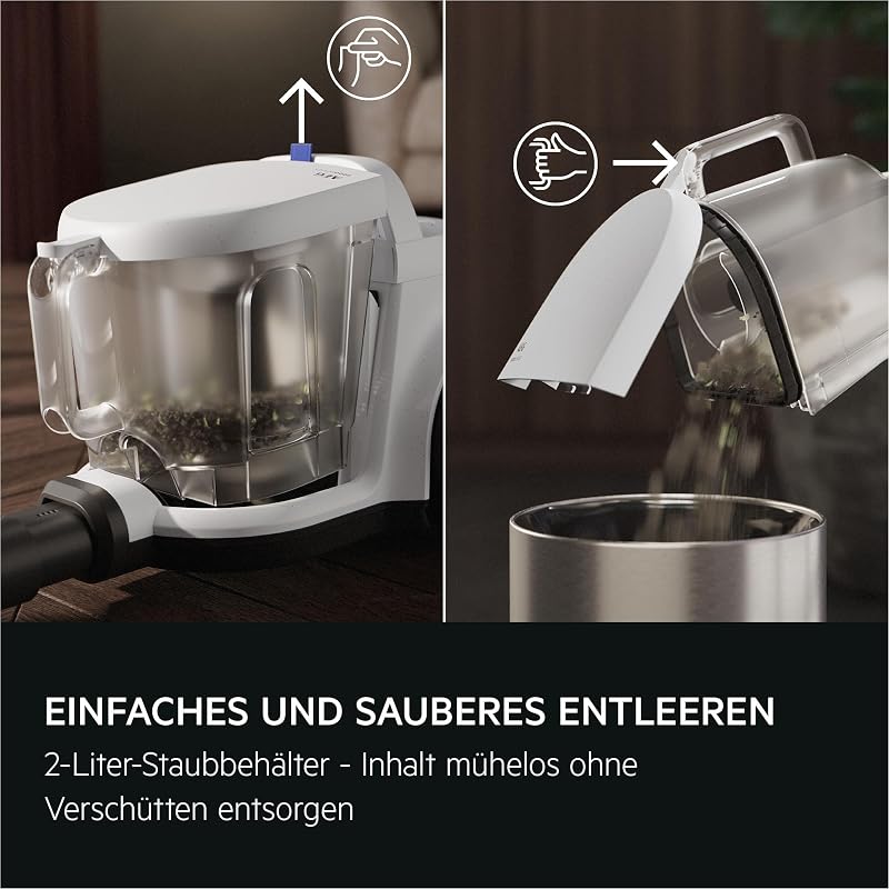 CLEAN 5000 Staubsauger beutellos, 1000 W, 100% Staubaufnahme, AL51C1DRF