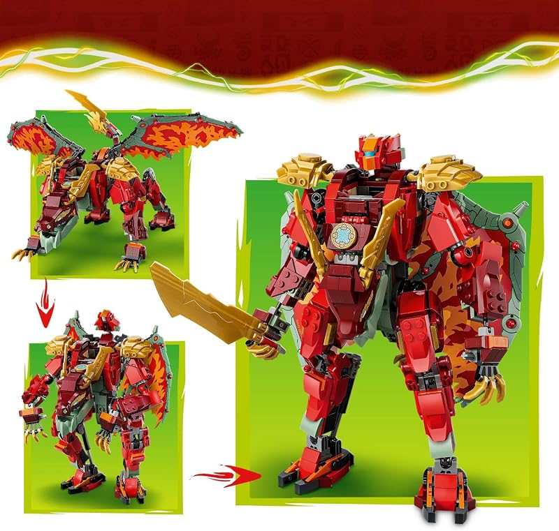 Ninjago Meca Dragón Transformable de Wyldfyre 71868