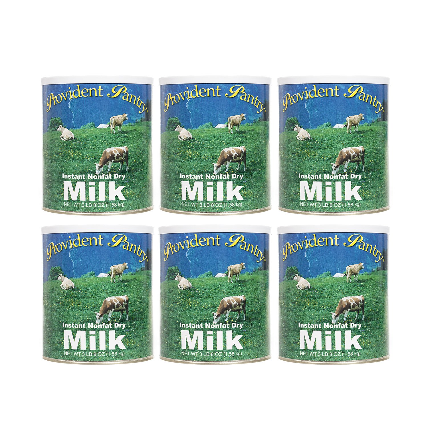 Amazon Com Provident Pantry Case Of Fat Free Milk 6 Cans
