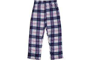 North 15 Girl's Super Cozy Minky Fleece Plaid Lounge Pants (7-14)