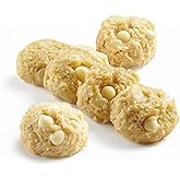 David's Cookies Ready-to-Bake Frozen Cookie Dough &ndash; Macadamia White, 80 oz | Pre-Portioned; 80 pcs x 1 oz each; Premium Ingredients; Kosher Certified; Ideal for Any Occasion; No Preservatives