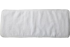 Sigzagor 1 Microfiber Insert for Junior Diapers 3 Layer 6.6inX16.1in (1 Microfiber Insert)