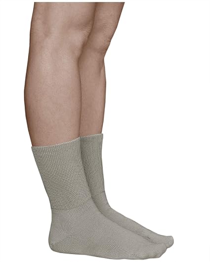 Sock Snob 6 Paia Calzini Uomo 100% Cotone, Larghi E Morbidi, Traspiranti, Taglia 39-49