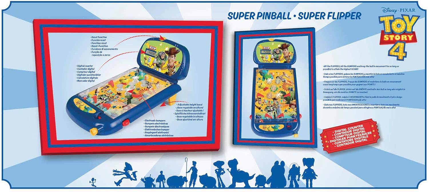 IMC Toys Super Pinball Toy Story, 141032: Amazon.es: Juguetes y juegos