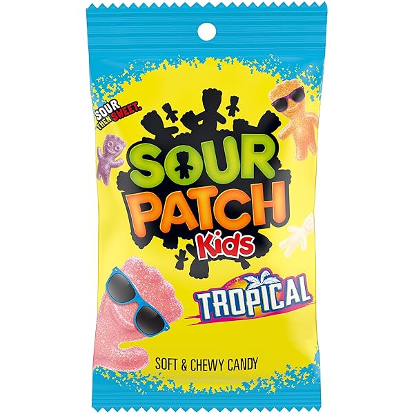 SOUR PATCH KIDS TROPICAL SOFT & CHEWY CANDY,...
