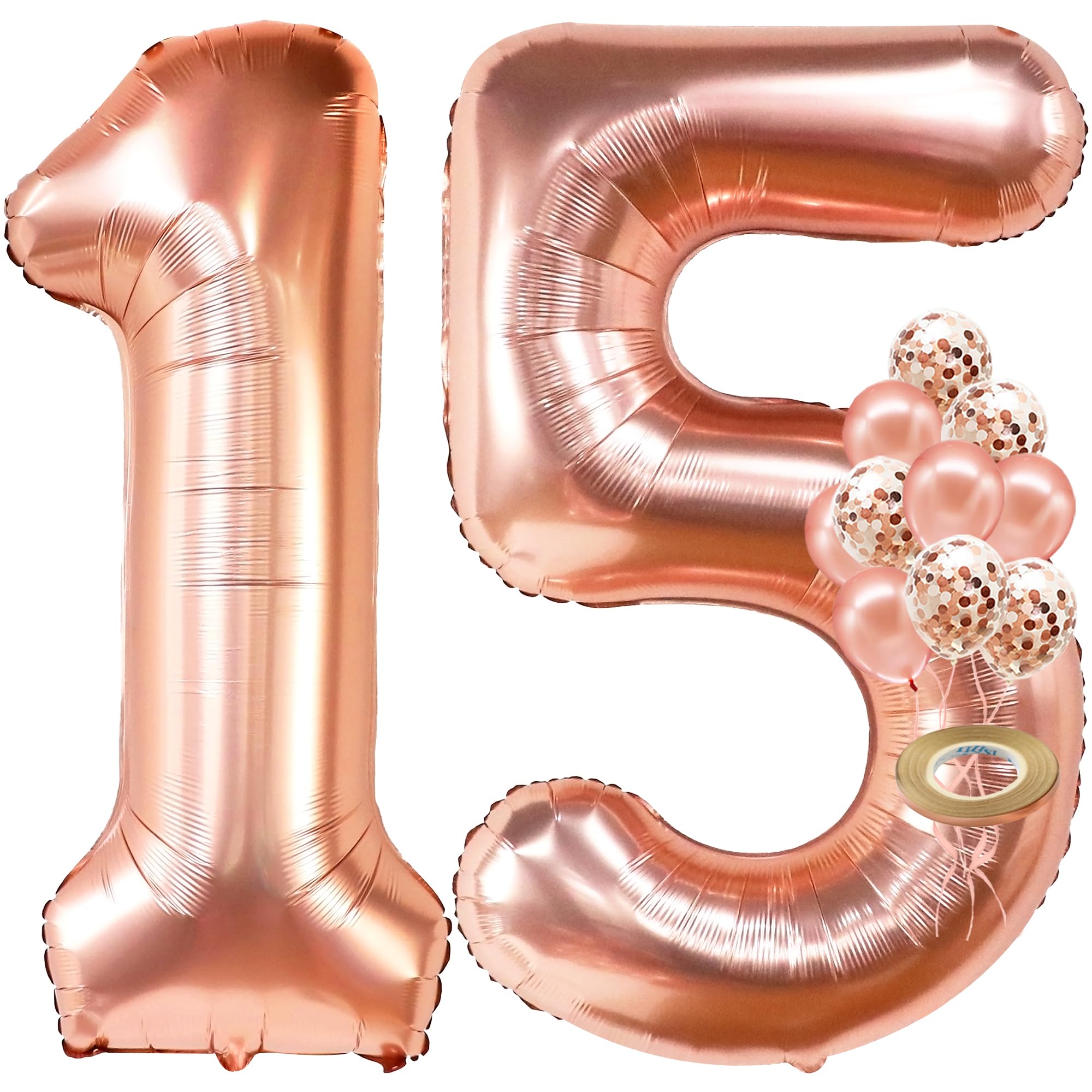 2024 Rose Gold Balloons