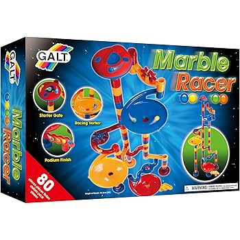 Amazon.com: PlayGo Marble Race Deluxe Building, 100-Piece: Toys & Games