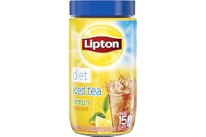 Lipton Diet Lemon Iced Tea Mix, Makes 15 Quarts (Pack of 2)