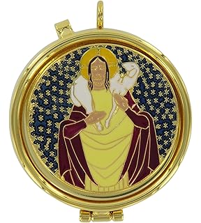 Holyart Estuche r?GIDO con Porta-Vi?ticos IHS, Cruz: Amazon.es: Hogar