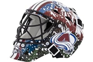 Franklin Sports NHL Team Logo Mini Hockey Goalie Mask with Case - Collectible Goalie Mask with Official NHL Logos and Colors