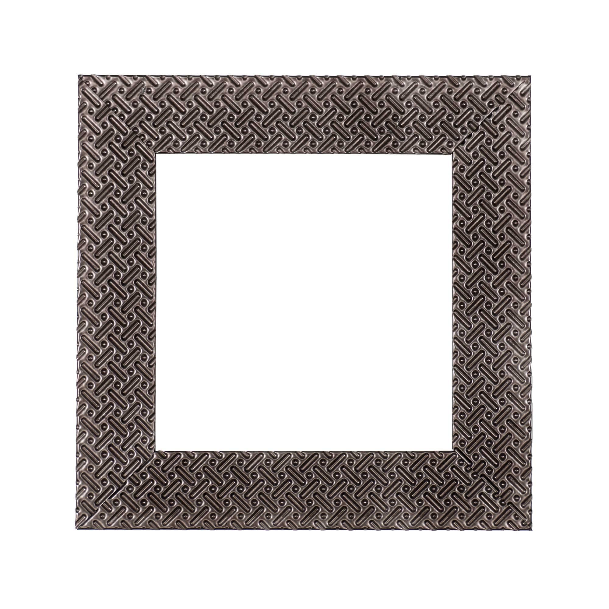 ElekTek Decorative Switch Surround Frame Cover Finger Plate Patterns Gunmetal Dots Dashes