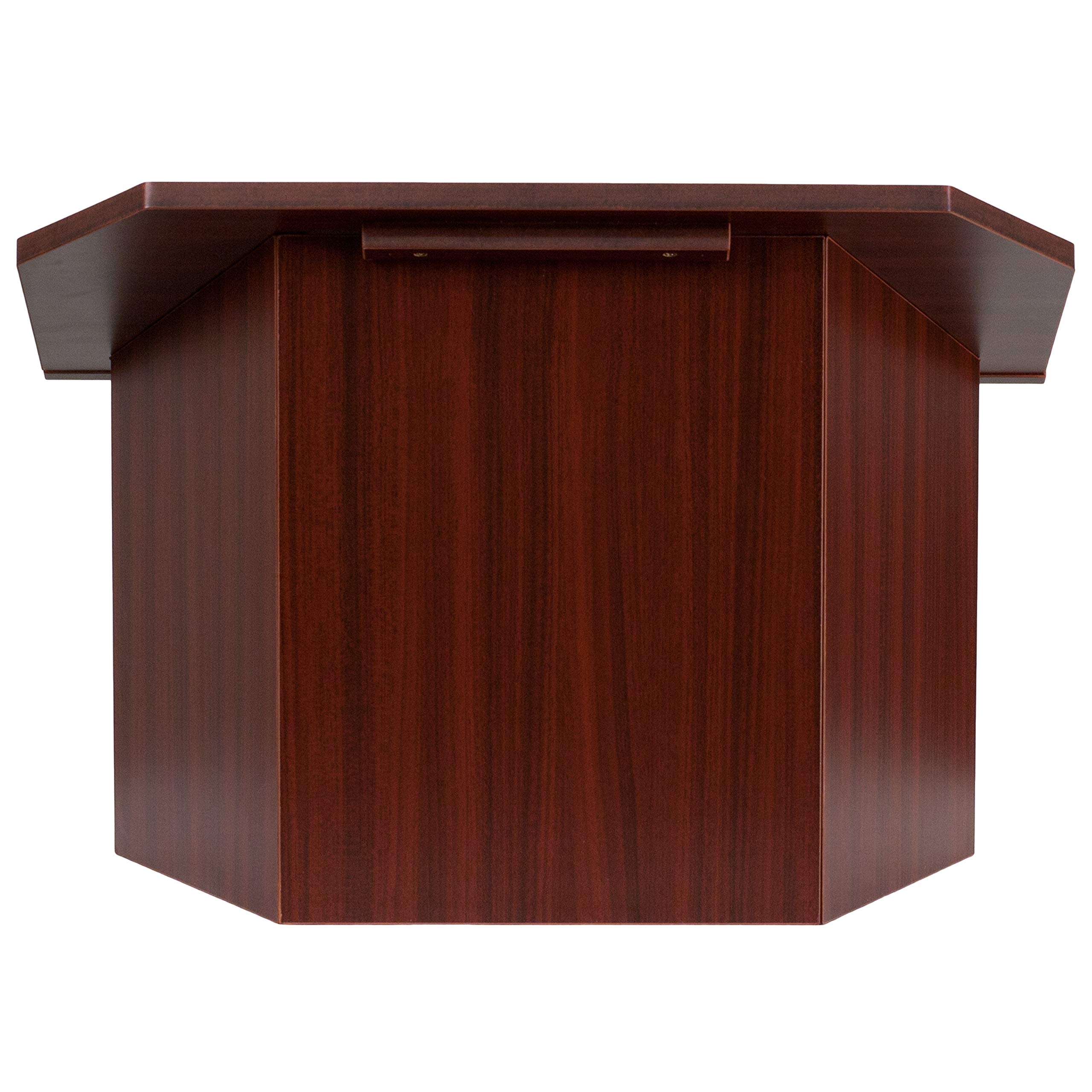 Flash Furniture Foldable Tabletop Lectern in Mahogany