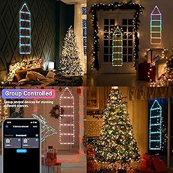 Toodour Indoor Christmas Decorations Light, Smart