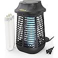 Bug Zapper, 4200V High Power Electric Mosquito Zapper for Outdoor and Indoor, Including Free 2 Pack Replacement Bulbs, Waterproof Efficient Bug Zapper for Home Kitchen Patio Camping