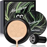 Cushion Foundation Concealer for Women, Face Makeup Air Cushion CC Cream Foundation for Mature Skin, Even Skin Tone, Tattoo Cover Up CC Cream Create A Lightweight Natural-looking Base (Natural)