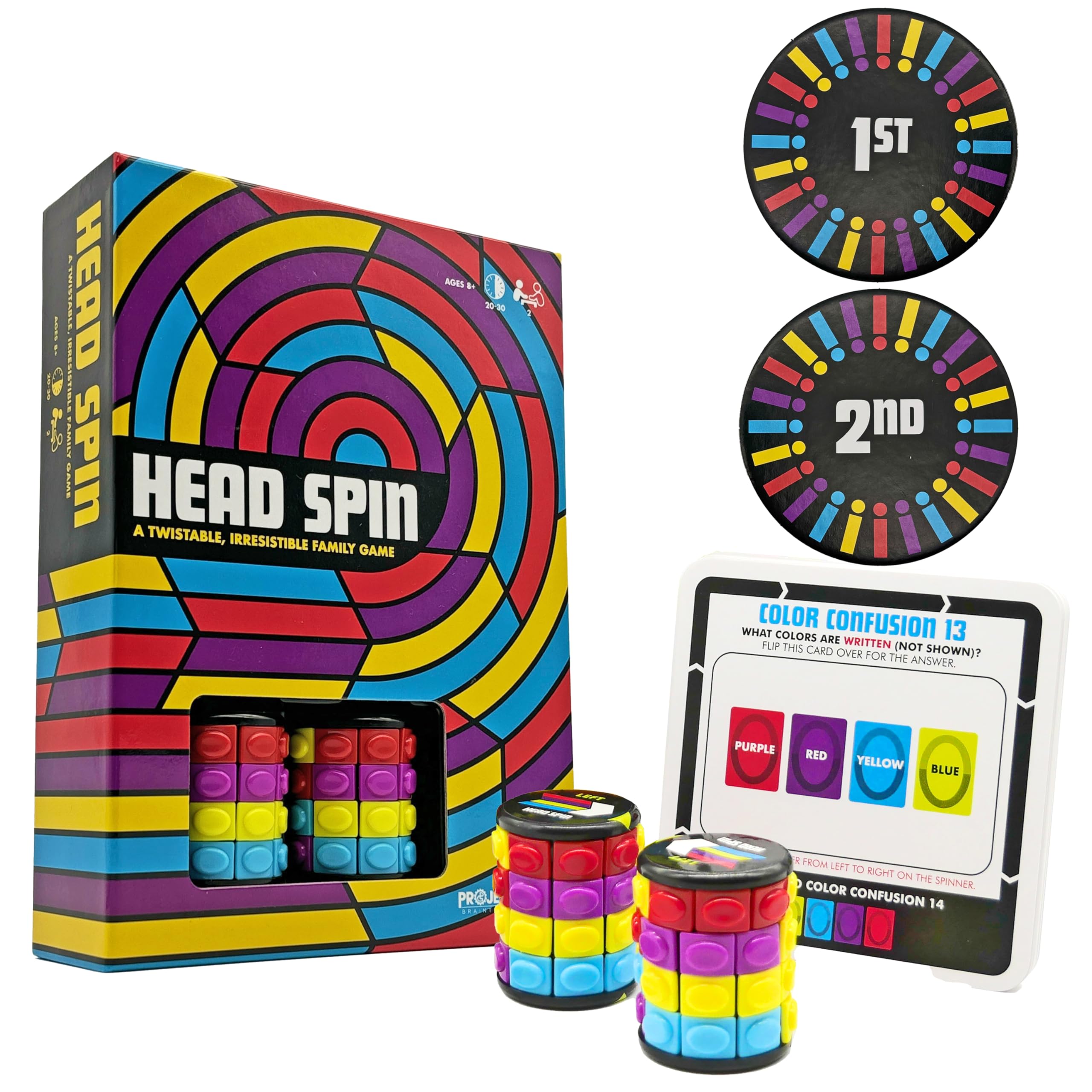 Logic Spinner Mua Project Genius Head Spin Game – Family Game Night, Fidget Spinners ...