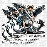 Set 3PCS 2 Inches - Saint Michael The Archangel