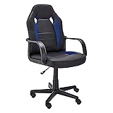Amazon Basics Racing/Gaming Style Office Chair - Blue