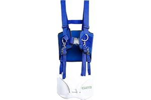 GAFFER SPORTFISHING Adjustable Fishing Belt & Shoulder Harness - Safety Buckle with Foam-Padded Straps Fish Rod Holder