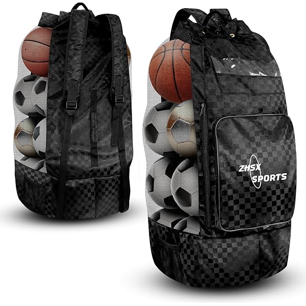 Bolsa De Red Bolsa De Baloncesto Ball Bag Negro Bolsa De