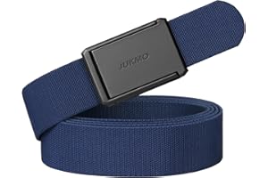 JUKMO Tactical Belt for Men, Military Rigger 1.5" Nylon Web Work Belt with Quick Release Buckle, Adjustable Trim to Fit