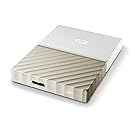 WD 2TB My Passport Ultra Portable External Hard Drive - USB 3.0 - White-Gold - WDBFKT0020BGD-WESN