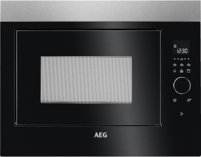 AEG Built-in Combi Microwave & Grill 26L 900W Black/S.Steel