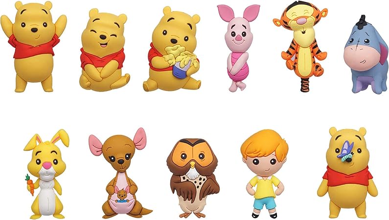 Amazon Co Jp ディズニー くまのプーさん 3dフォームバッグクリップ ブラインドバッグ入り Pdq 24個セット 文房具 オフィス用品
