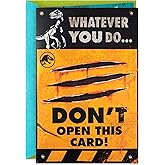 Hallmark Jurassic World Birthday Card with Sound (Pop Up T-Rex) for Kids, Dads, Friends, Family
