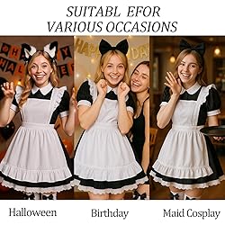 BAOPLAYKIDS 5Pcs Japanese Anime Lolita French Maid