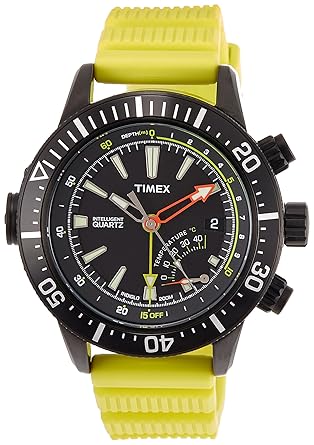 Timex Intelligent Quartz Chronograph Black Dial Mens Watch - T2N958