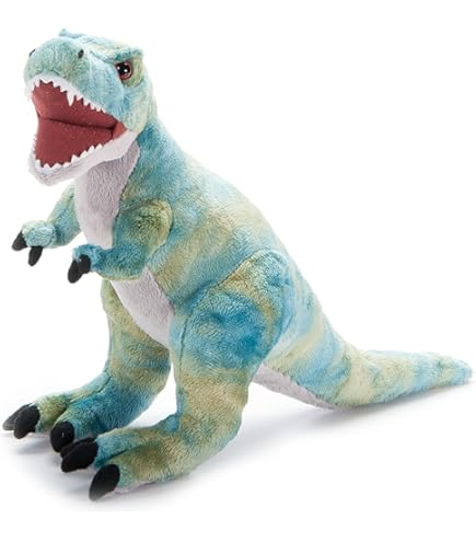 Wild Republic Artist Collection Dino Yutyrannus, Cadeau pour Enfants, 38 cm, Jouet en Peluche, garnissage en Bouteilles d'eau recyclées et tissées