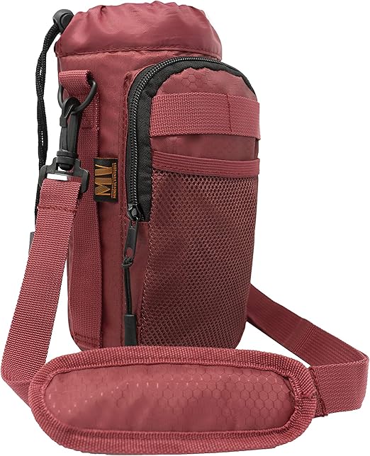 Mindful Ventures Water Bottle Holder Insulated Water Bottle Carrier/Sling w/Adjustable