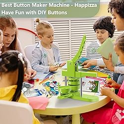 Happizza Button Maker Machine Multiple Sizes, Pin