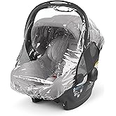 UPPAbaby Rain Shield for Mesa and Aria Infant Car Seat Carriers - Waterproof and Windproof Coverage - Ventilated Design - Qui