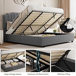 Harper & Bright Designs Lift Up Storage Bed Queen