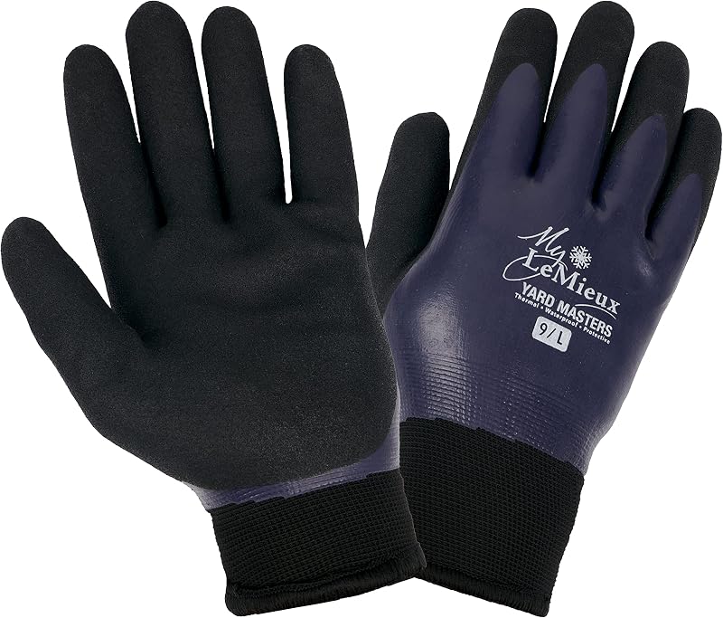 LeMieux Yardmaster Thermal Work Gloves Navy X Large Rider Accessory