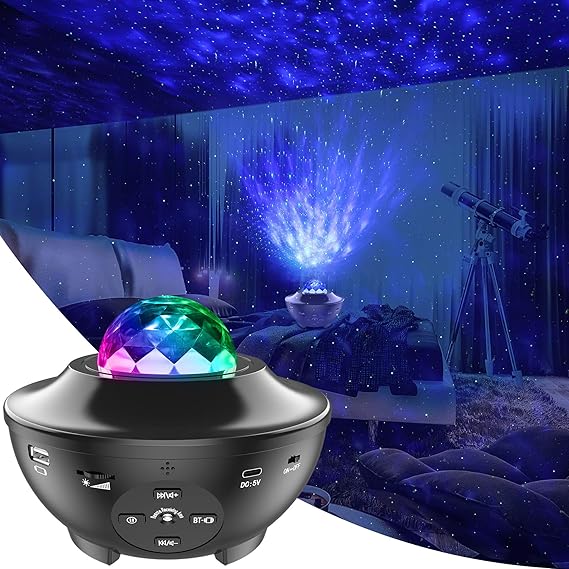 Lampe Projecteur LED, Lumière Projecteur Bluetooth Simulation des