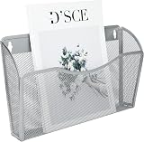 EasyPAG 6 Pocket Landscape A4 Mesh Hanging Wall File Holder Pack of 6 Silver view 3