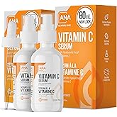 All Natural Advice Vitamin C Serum 120mL | 20% Vitamin C Face Serum Solution with Organic Botanicals, Hyaluronic Acid & Vitam