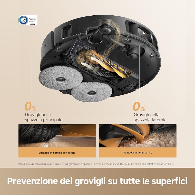 L50s Pro Ultra Robot Aspirapolvere, Aspirazione 30.000 Pa
